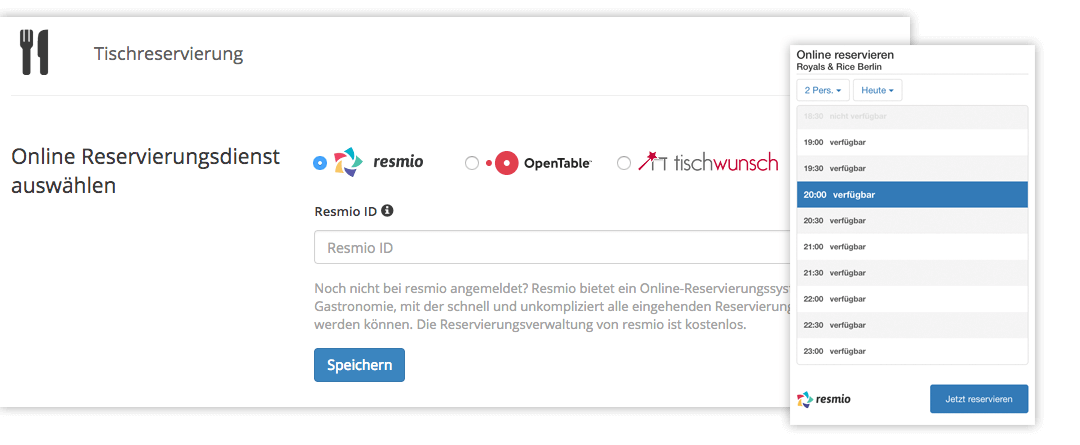 Tischreservierung App - Mobile Tischreservierung für Ihre Kunden