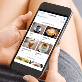 Die Speisekarte ist eines der Module im App Baukasten