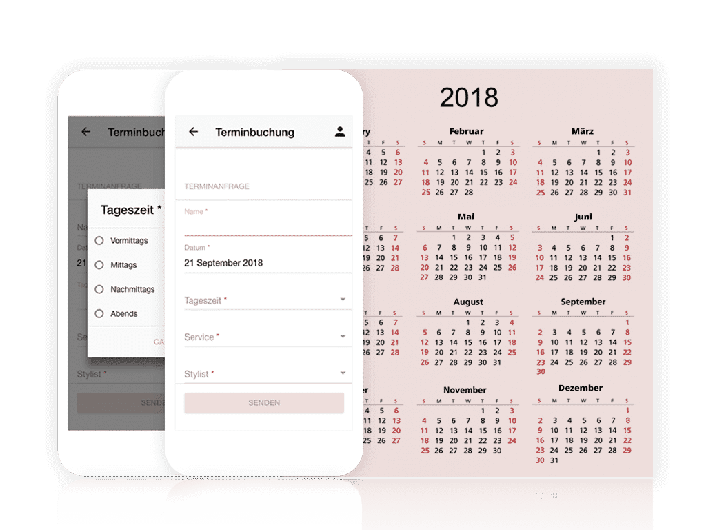 Termine buchen über Deine eigene Terminbuchung App