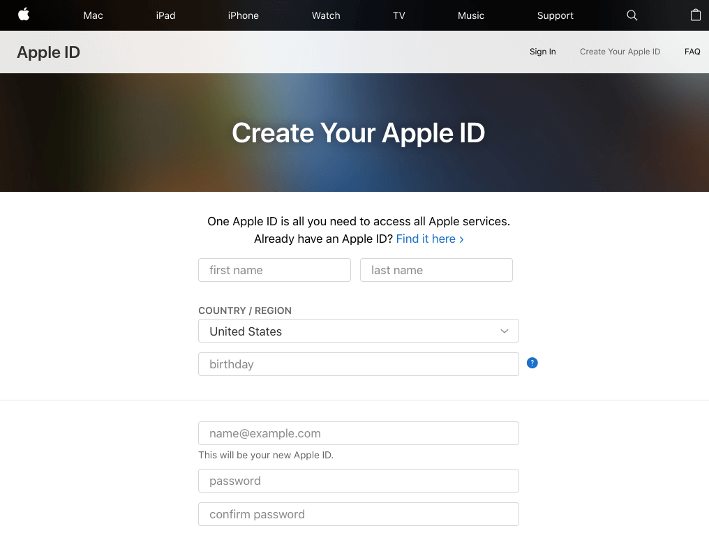 Creating a developer account as a company account with Apple?