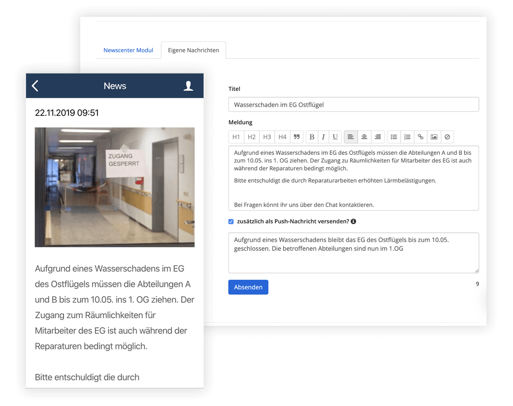 App Inhalte einfach selbst anpassen mit dem CMS der App Plattform