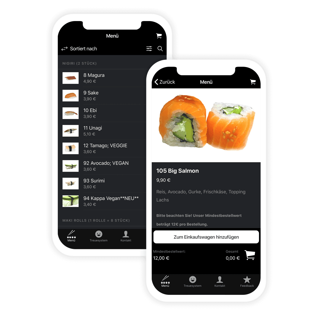 sushi-king-lieferservice-app Lieferservice-App für Restaurants und Gastronomie