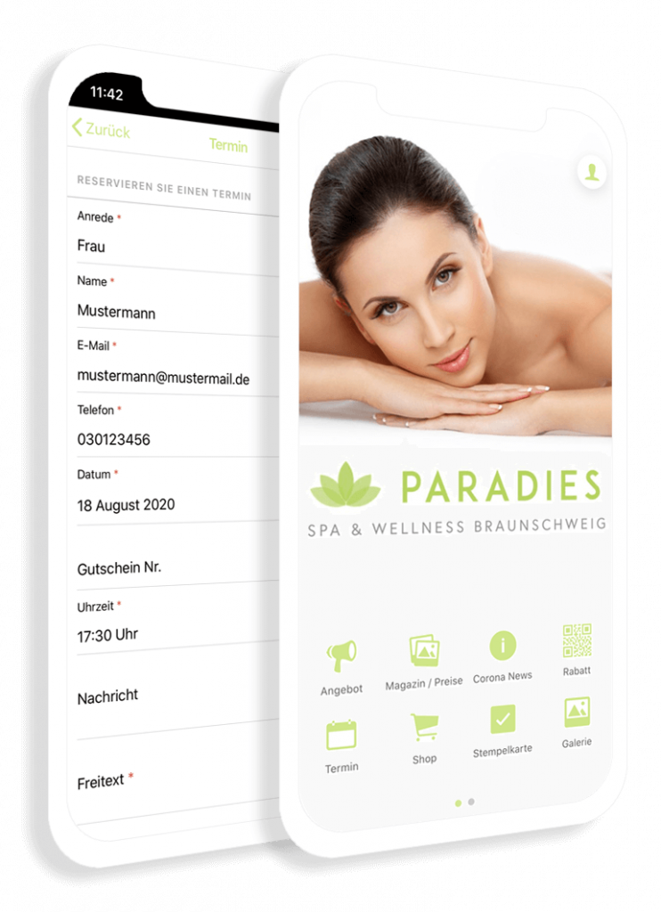 The beauty app for the wellness, spa and cosmetics industries