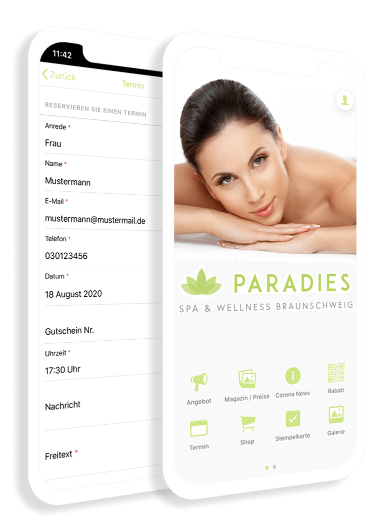 Beauty App für Beauty, Wellness, Spa und Kosmetik