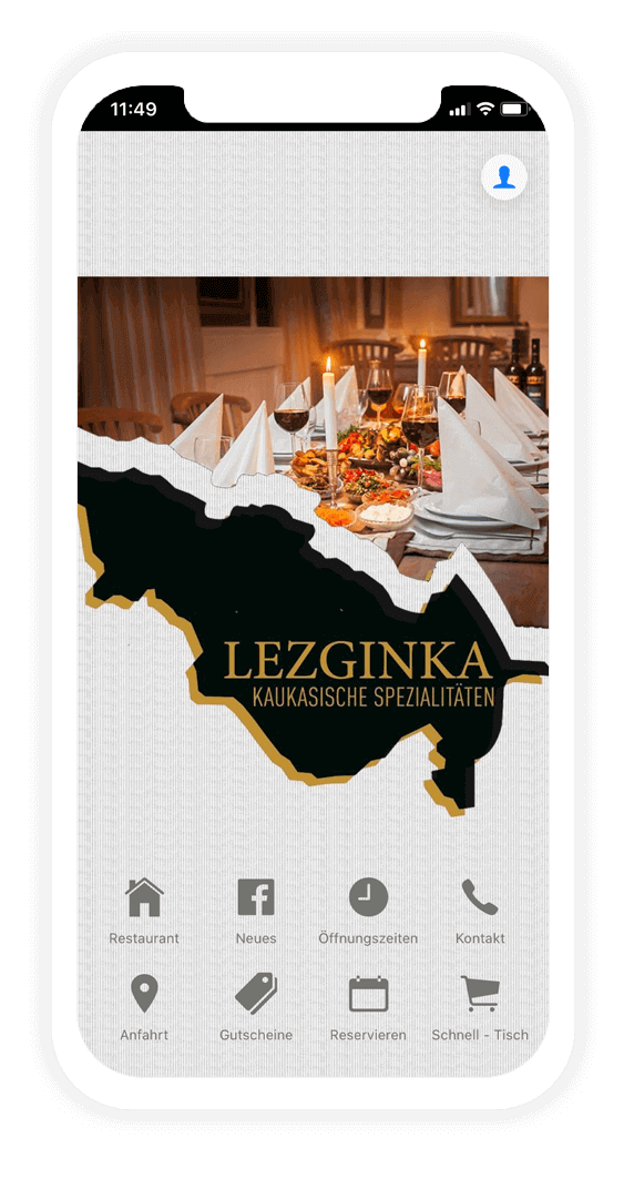 Gastronomie App erstellen für Dein Restaurant, Deine Bar oder Dein Bistro