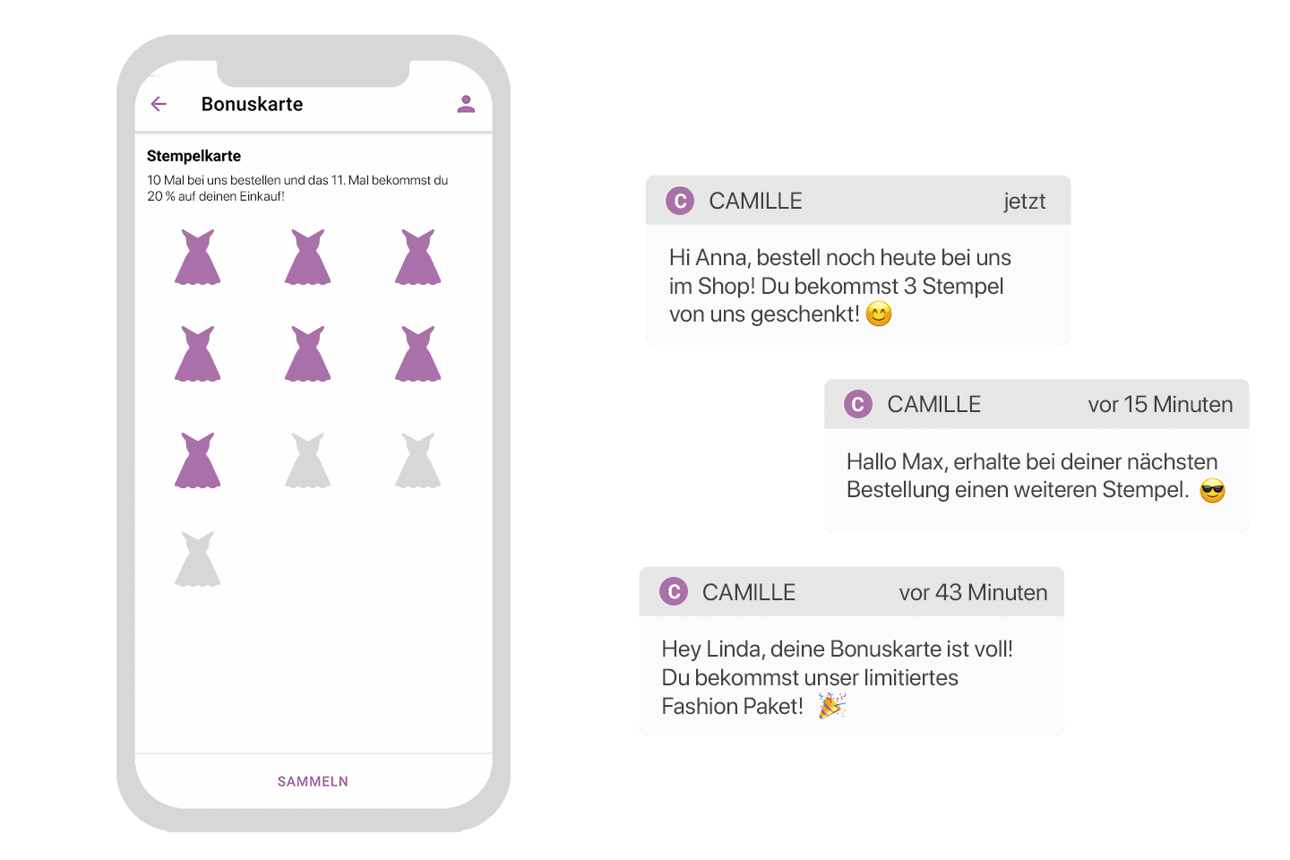 digitale-stempelkarte-in-der-retail-app Die digitale Stempelkarte für Kundenbindung in der Retail App