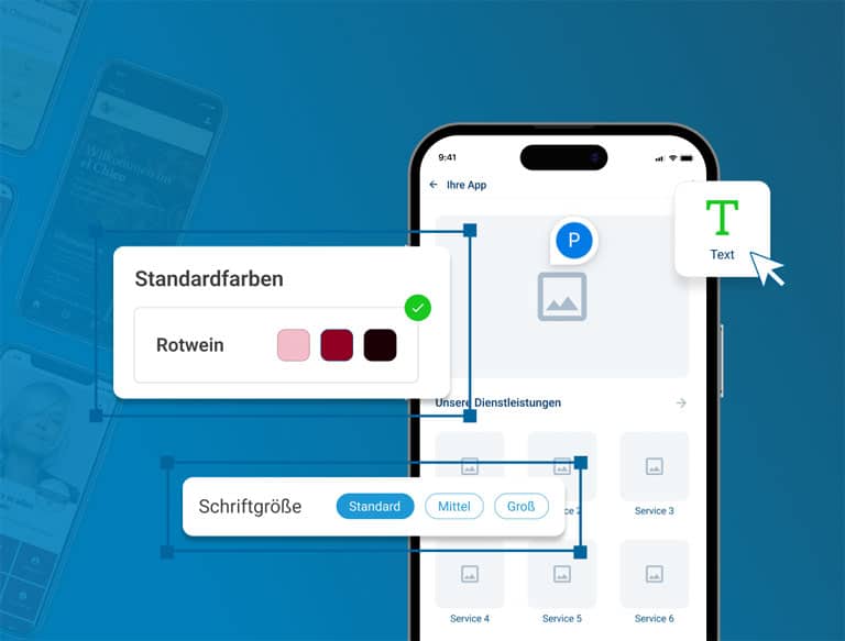 Darstellung App-Editor
